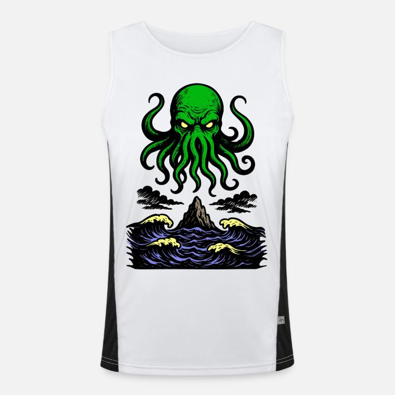 Cthulhu Rétro 2 Débardeur respirant contrasté Homme 