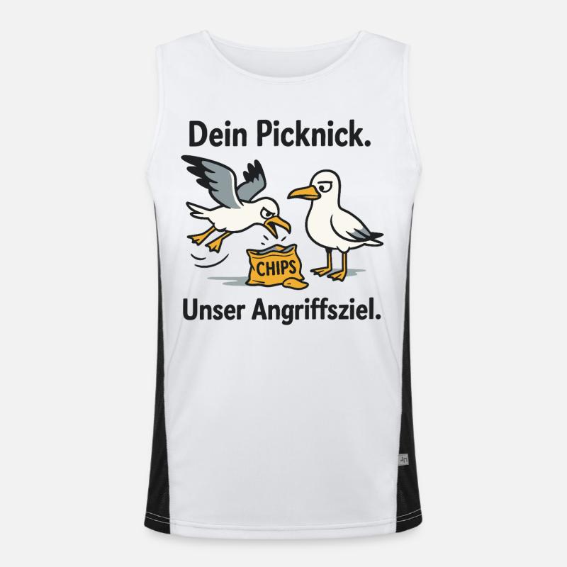 Your picnic Our target Men's Functional Contrast Tank Top 