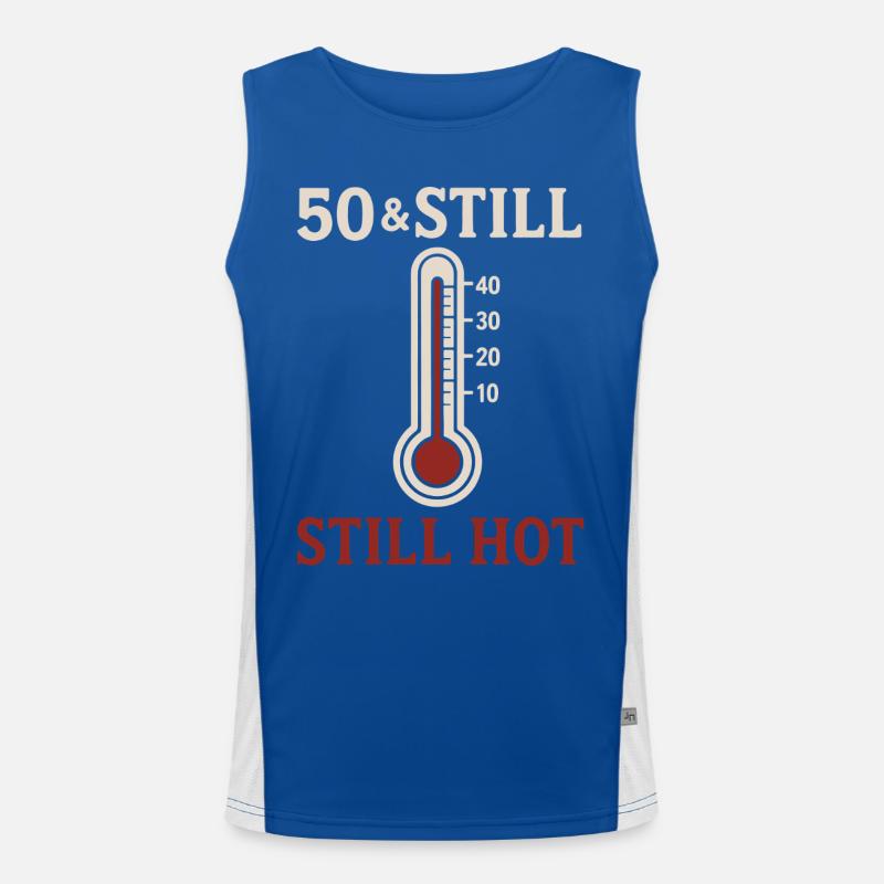 50 et encore chaud Débardeur respirant contrasté Homme 