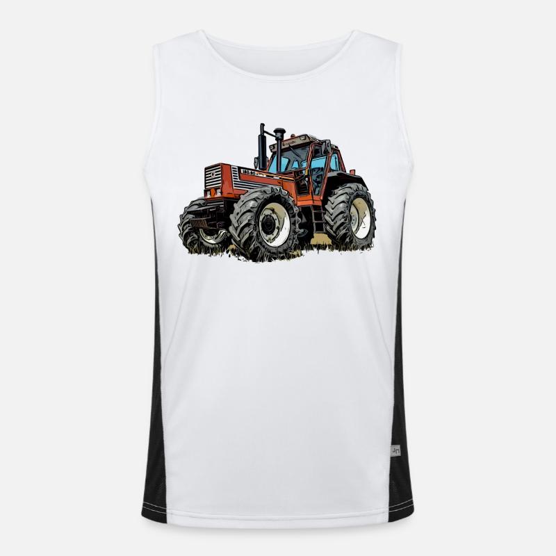 Ackerbeast 100 Funktionelles Kontrast-Tank Top für Männer 
