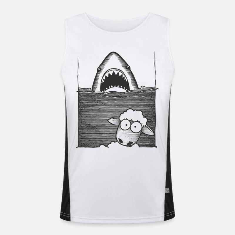 Requin Mouton Débardeur respirant contrasté Homme 