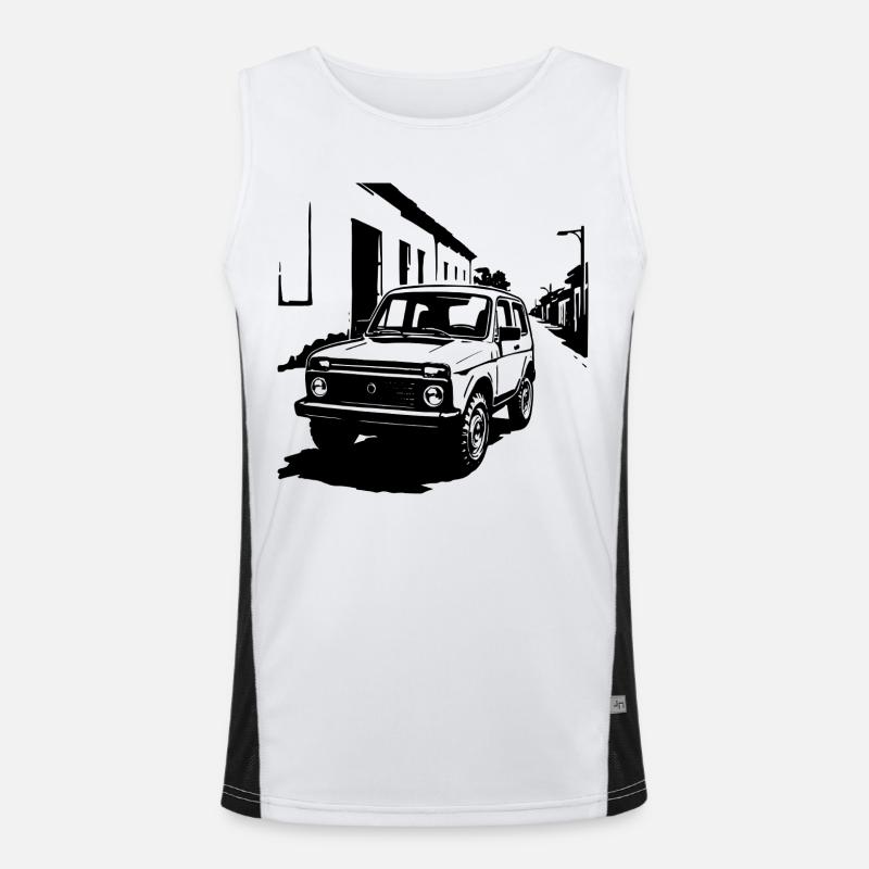Off-road legend classic Men's Functional Contrast Tank Top 