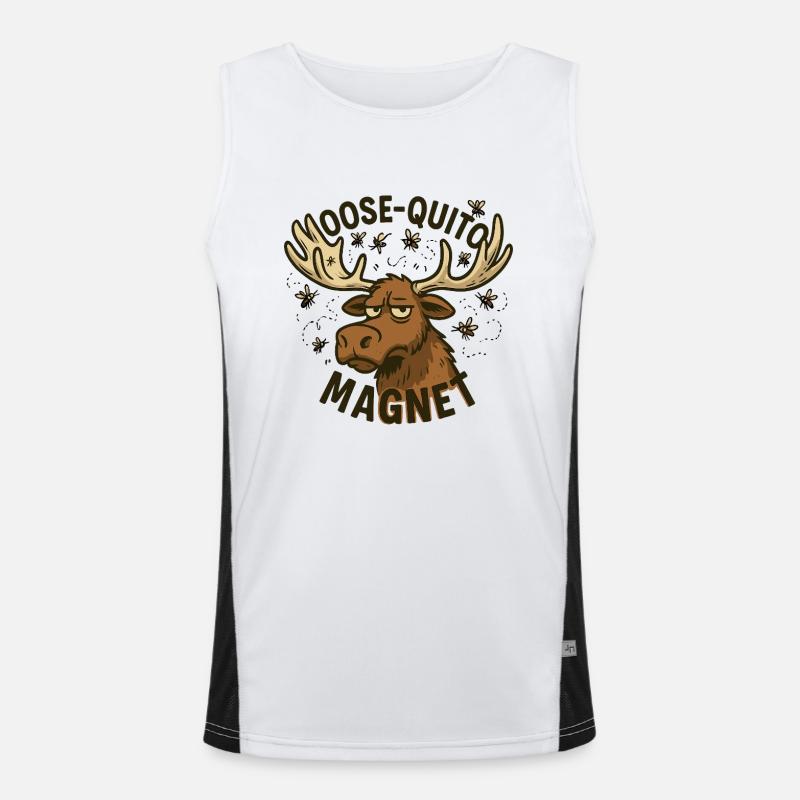 Conception d’aimant Moose Quittin Débardeur respirant contrasté Homme 
