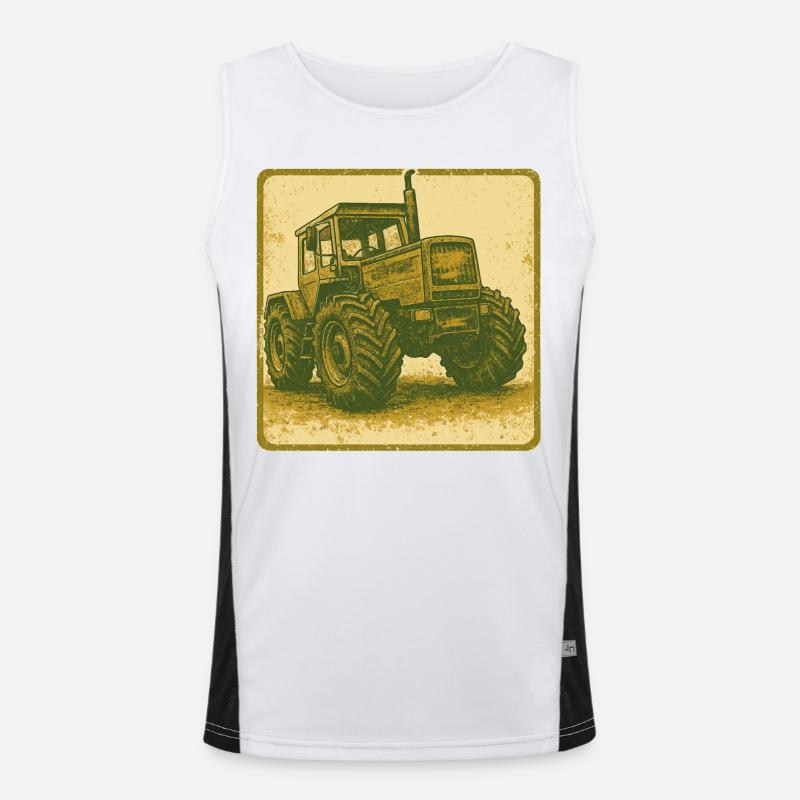 Ackerbeißer Funktionelles Kontrast-Tank Top für Männer 