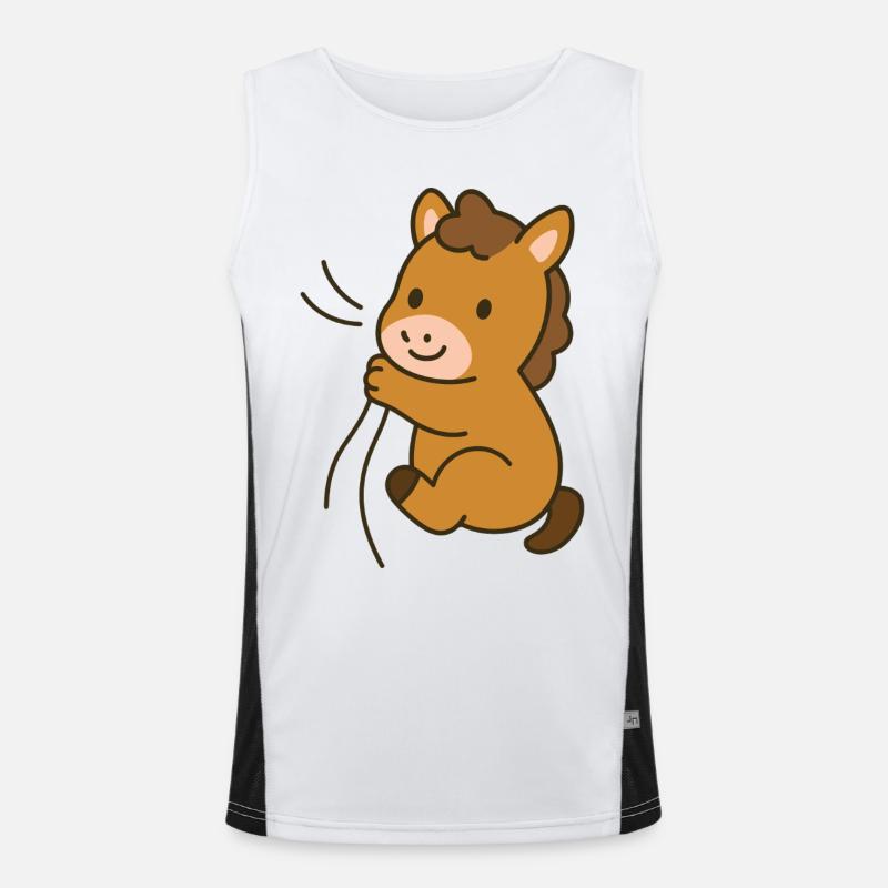 Cuddled foal Men's Functional Contrast Tank Top 