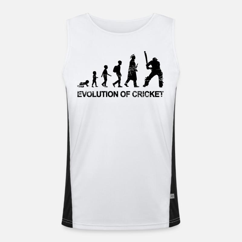 Entwicklung des Cricket Funktionelles Kontrast-Tank Top für Männer 