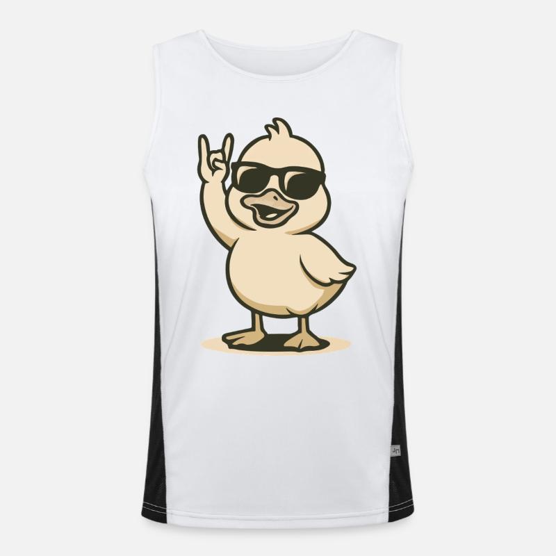 Duck’n’Roll Funktionelles Kontrast-Tank Top für Männer 
