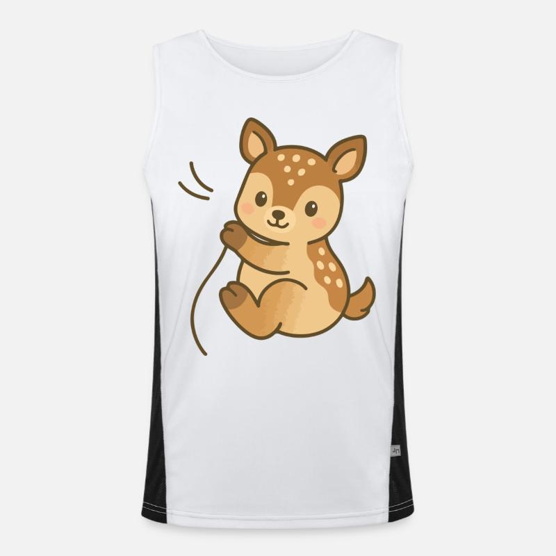 Rêve de faon câlin Débardeur respirant contrasté Homme 