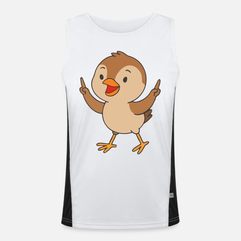 Party-Spätzchen Funktionelles Kontrast-Tank Top für Männer 