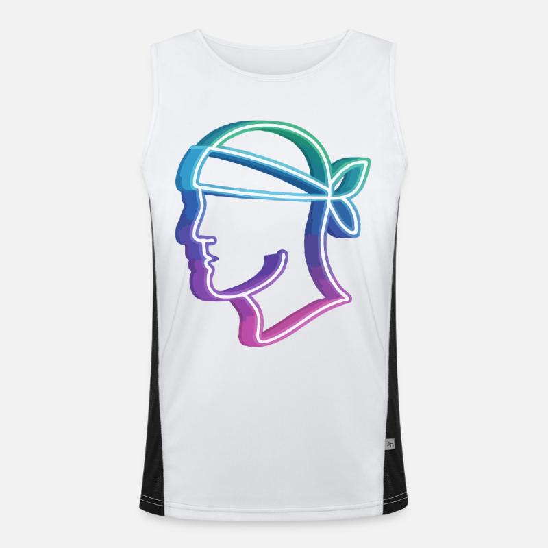 Testa Mora Neon Débardeur respirant contrasté Homme 