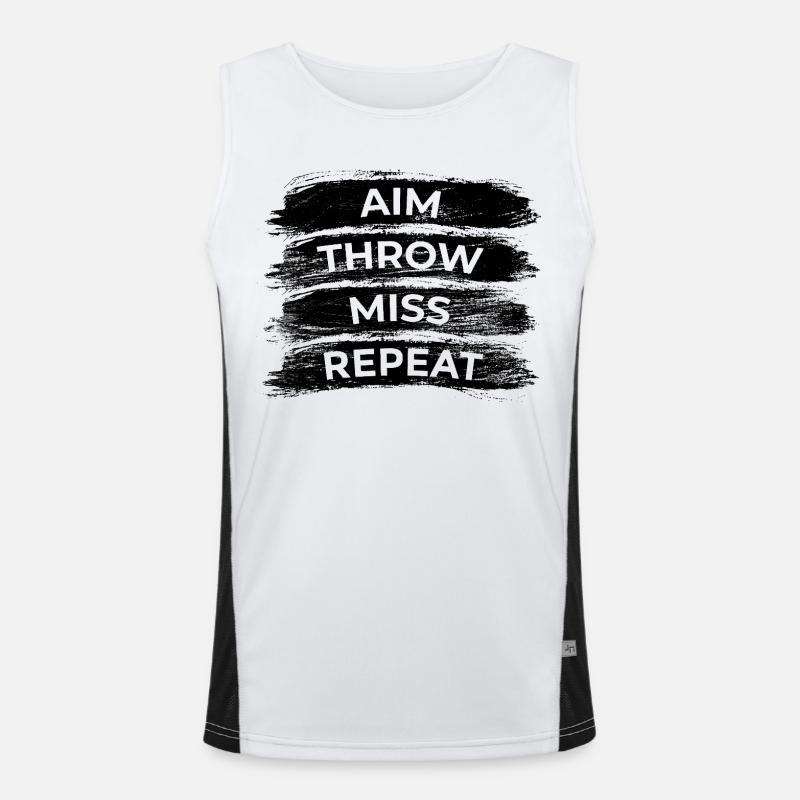 Routine de fléchettes Débardeur respirant contrasté Homme 