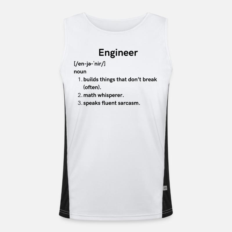 engineer  Men's Functional Contrast Tank Top 