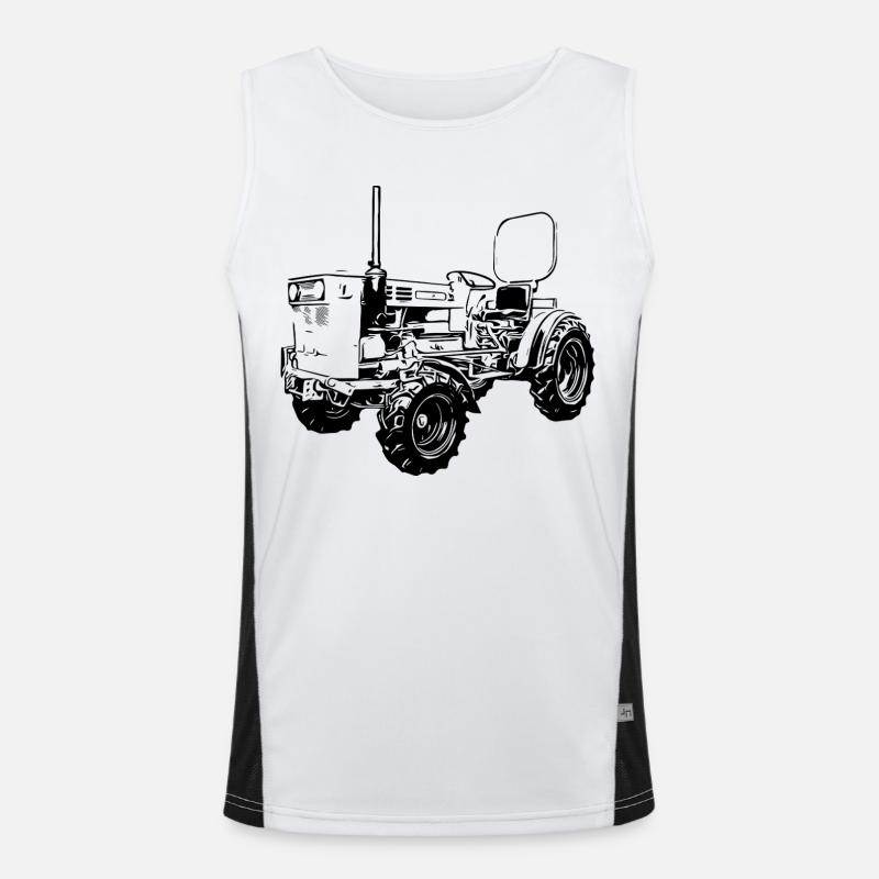 A45 Kulttraktor Funktionelles Kontrast-Tank Top für Männer 