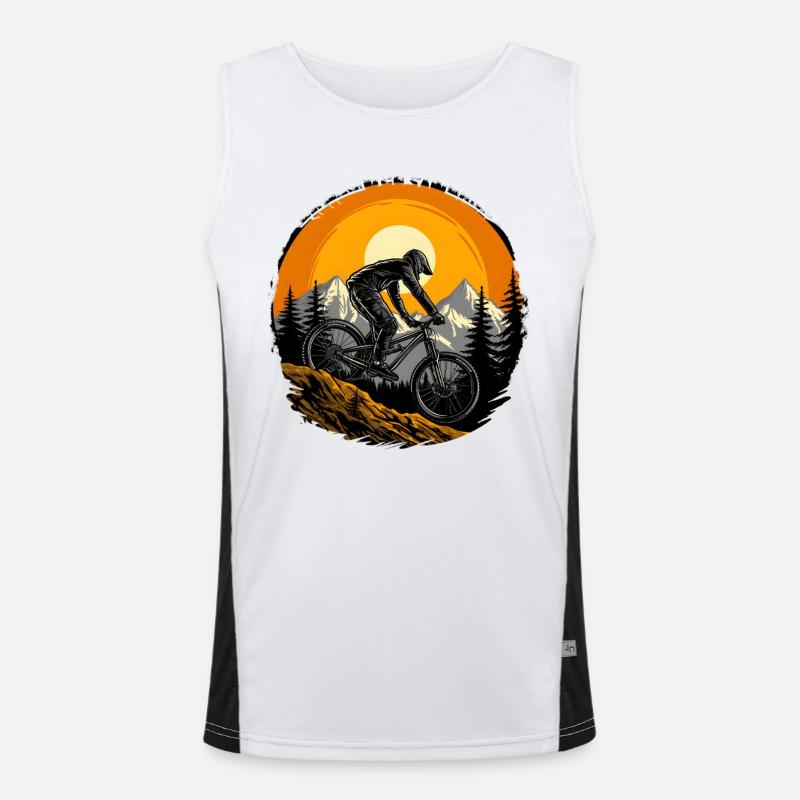 Mountain bike Men's Functional Contrast Tank Top 