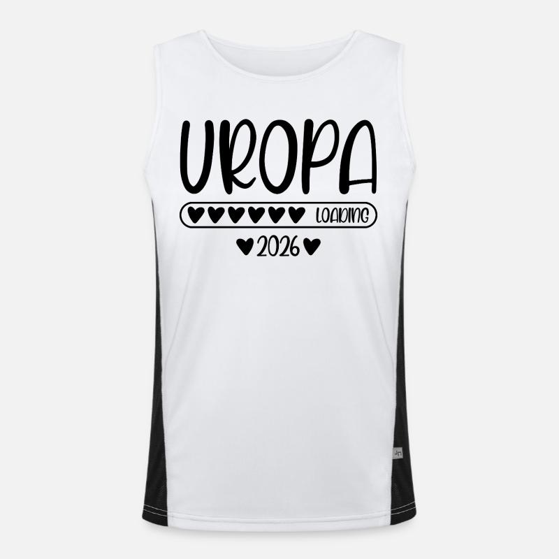 Uropa 2026 loading Funktionelles Kontrast-Tank Top für Männer 