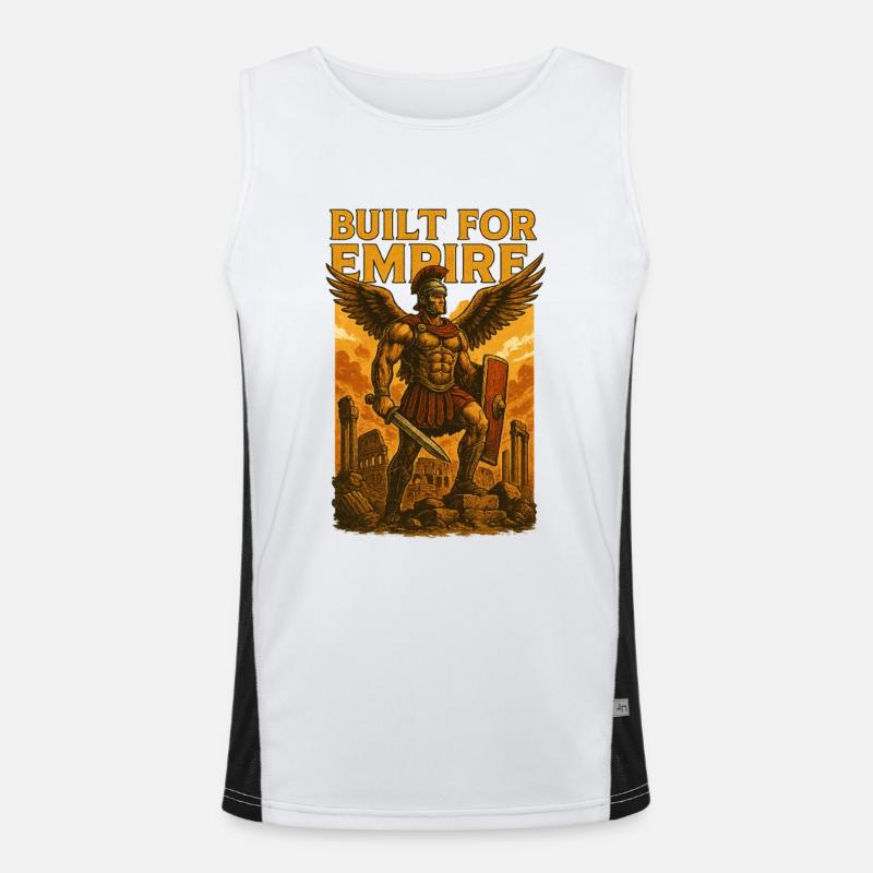 Built_for Imperium Funktionelles Kontrast-Tank Top für Männer 