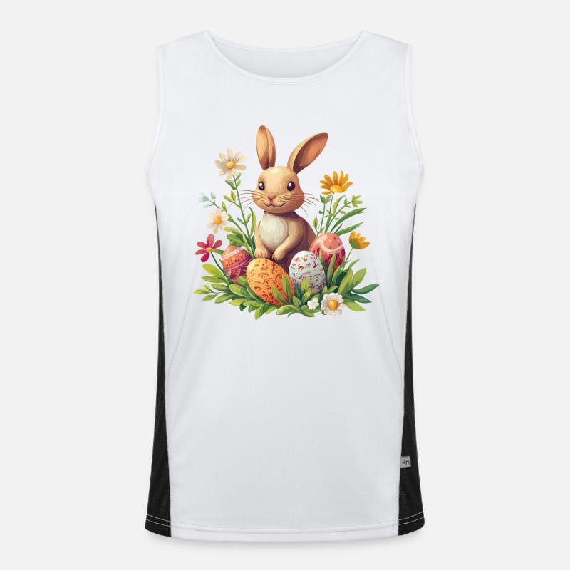 Lapin de Pâques Débardeur respirant contrasté Homme 