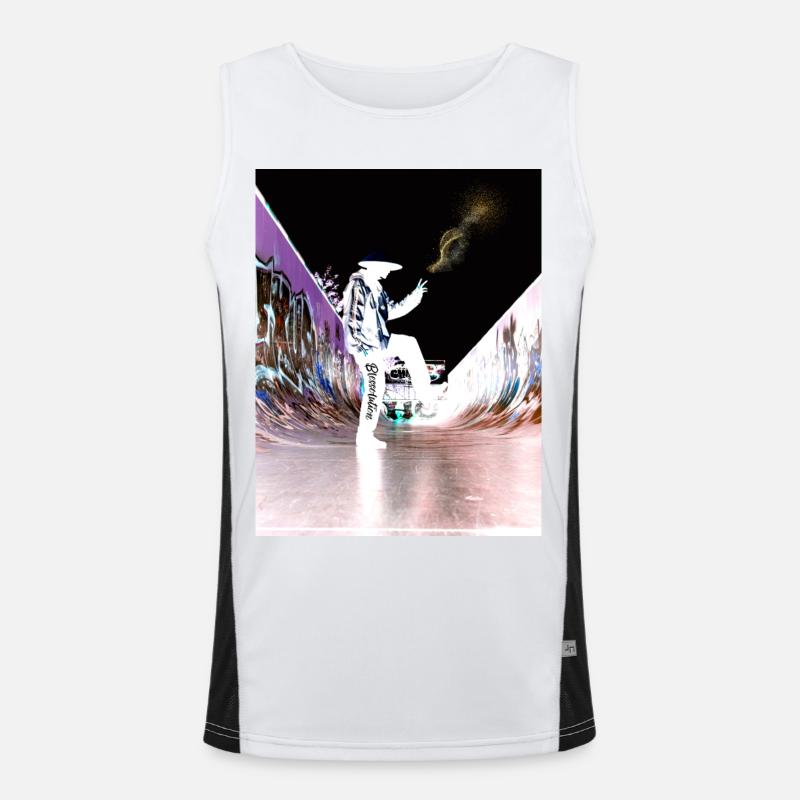 Blessolution "Balance" Men's Functional Contrast Tank Top 