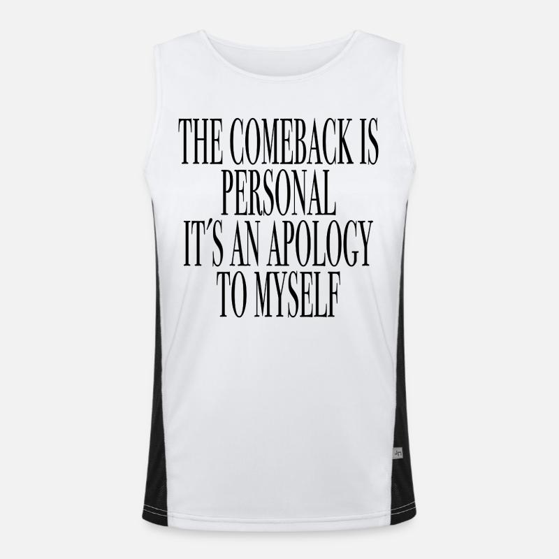 mindset comeback apology Débardeur respirant contrasté Homme 