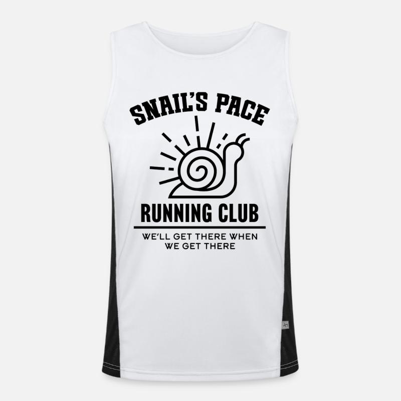 Club de course Snail’s Pace Débardeur respirant contrasté Homme 
