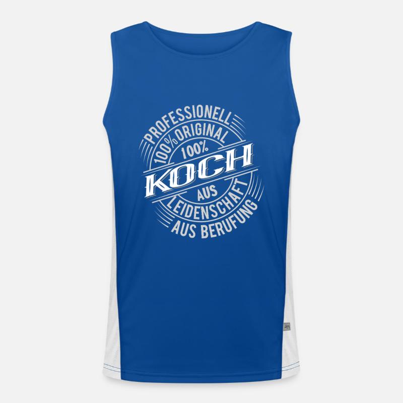 Koch Funktionelles Kontrast-Tank Top für Männer 