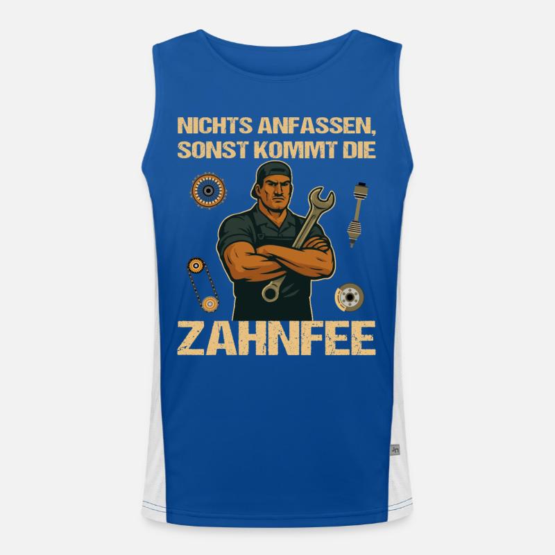 KFZ-Mechniker Schrauber Funktionelles Kontrast-Tank Top für Männer 