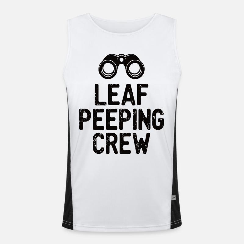 Citation de Leaf Peeping Crew Débardeur respirant contrasté Homme 