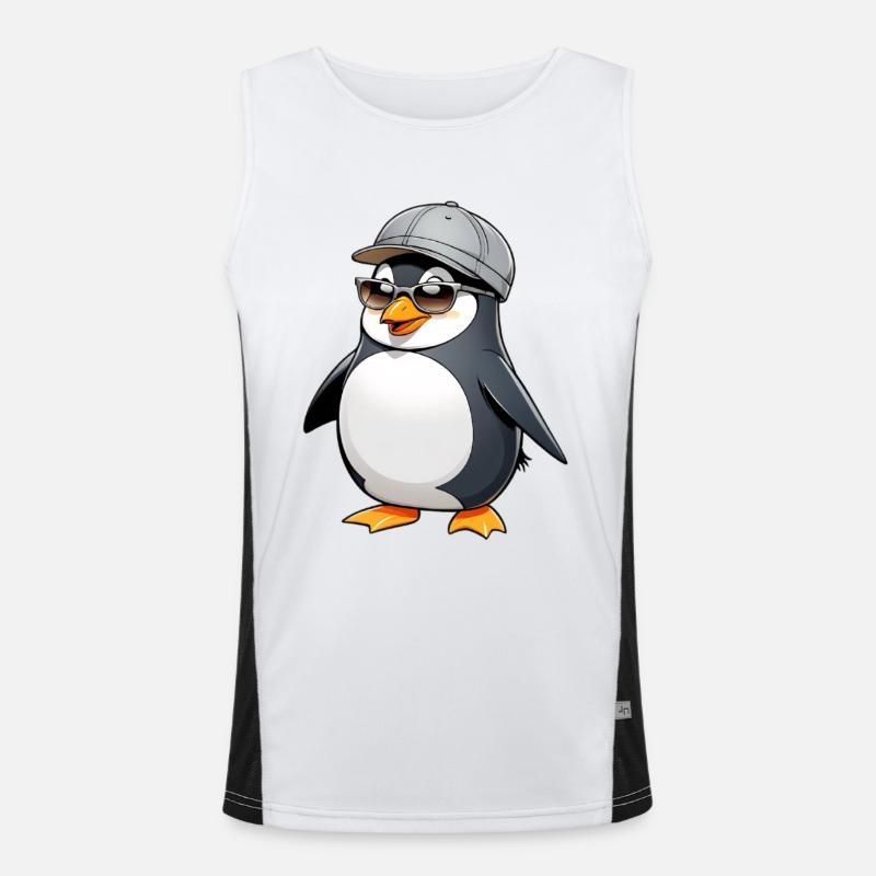 Pingu cool avec style Débardeur respirant contrasté Homme 
