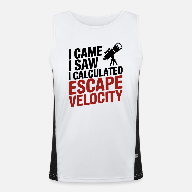 Astronomy Planet Lover  Men's Functional Contrast Tank Top 