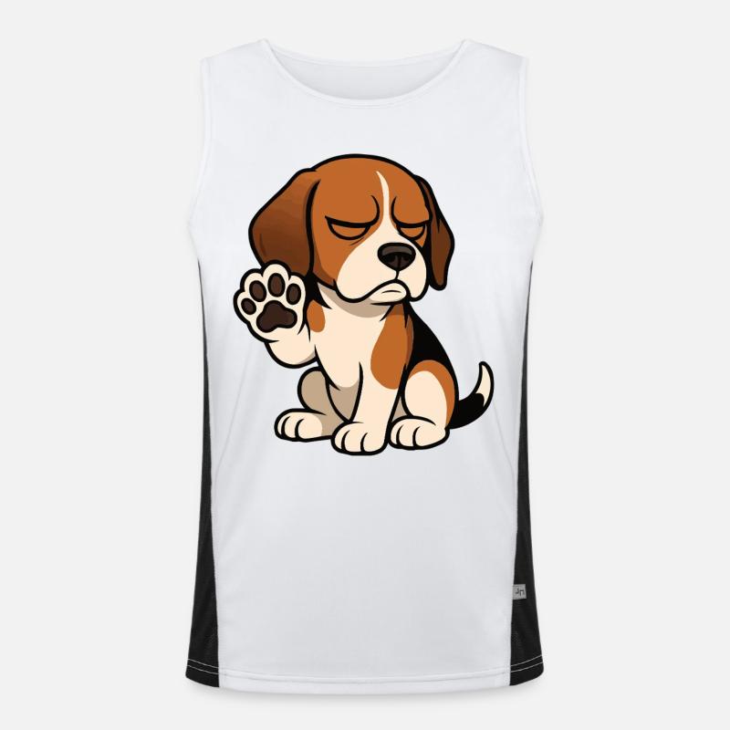 Beagle Propriétaire de Beagle Propriétaire de Beagle chien beagle Débardeur respirant contrasté Homme 