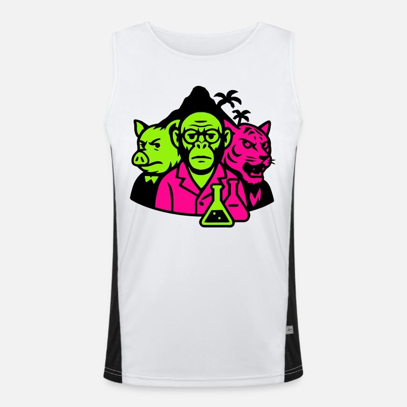 Île étrange Débardeur respirant contrasté Homme 