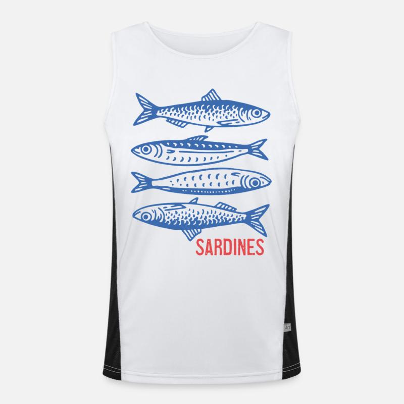 Sardines Débardeur respirant contrasté Homme 