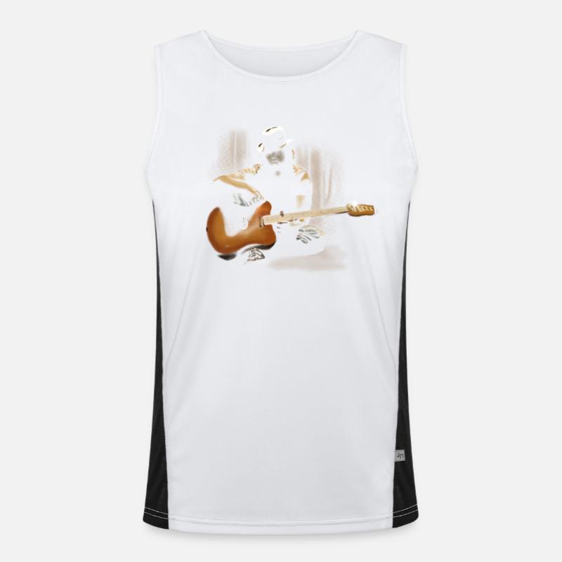 guitariste Débardeur respirant contrasté Homme 