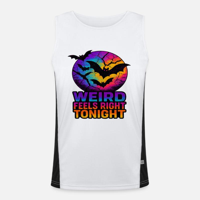 Weirdcore Halloween Men's Functional Contrast Tank Top 