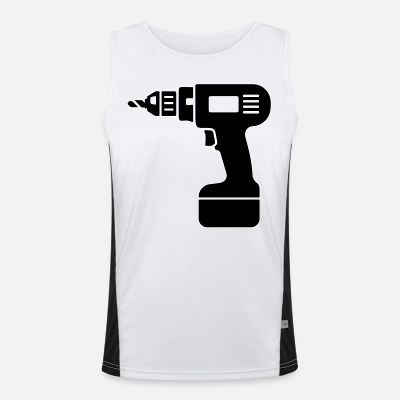 Drill Men's Functional Contrast Tank Top 