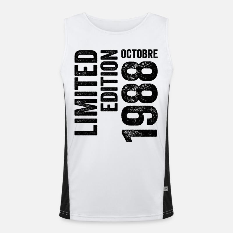 1988  Funktionelles Kontrast-Tank Top für Männer 