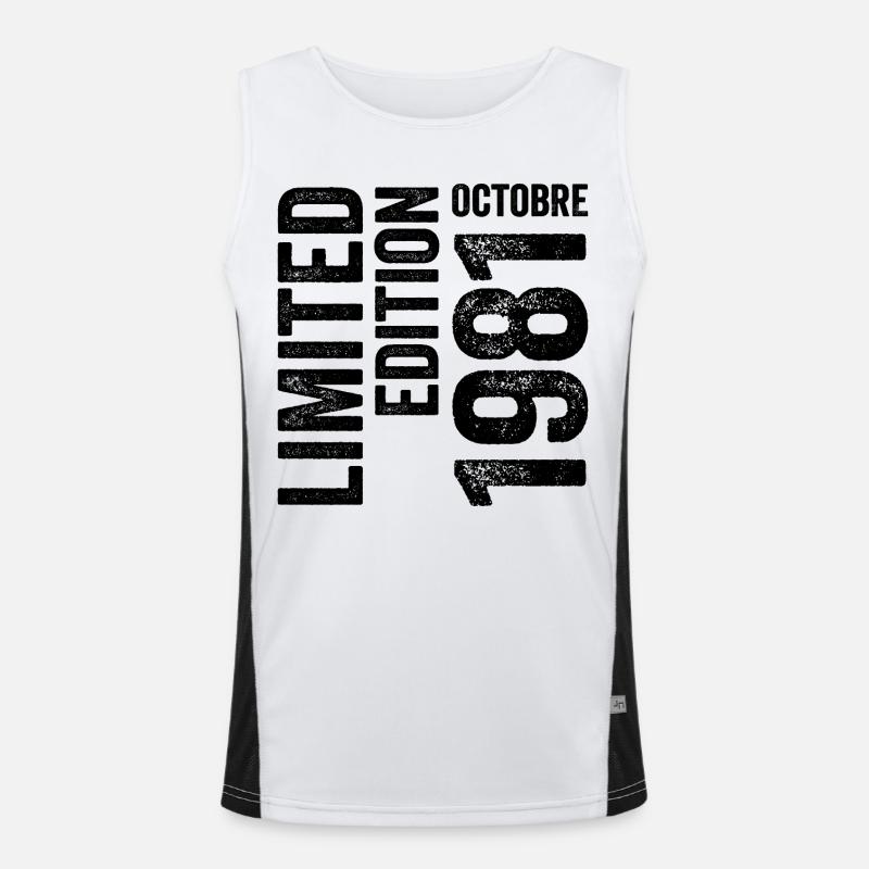 1981  Funktionelles Kontrast-Tank Top für Männer 