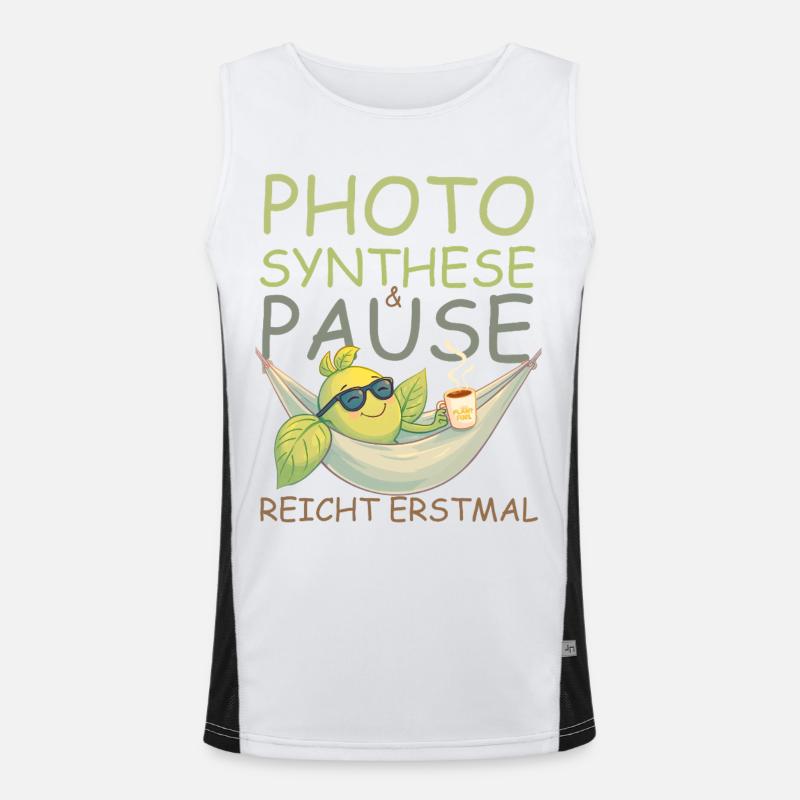 Break, coffee, sunshine – that's enough! Men's Functional Contrast Tank Top 