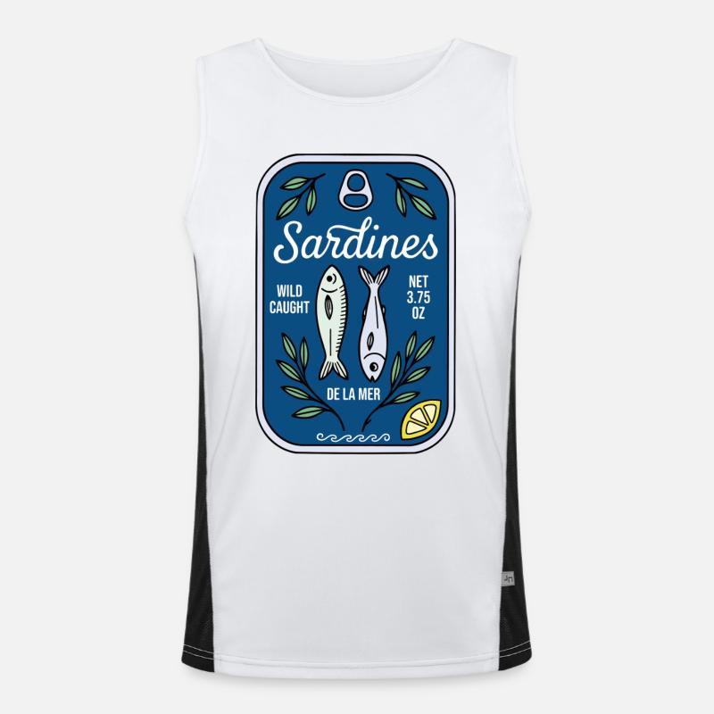 Sardines Men's Functional Contrast Tank Top 
