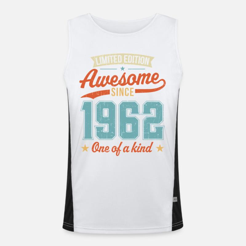 Awesome Since 1962 Men's Functional Contrast Tank Top 