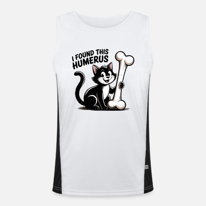 I found the humerous - Cat Lover Design Men's Functional Contrast Tank Top 