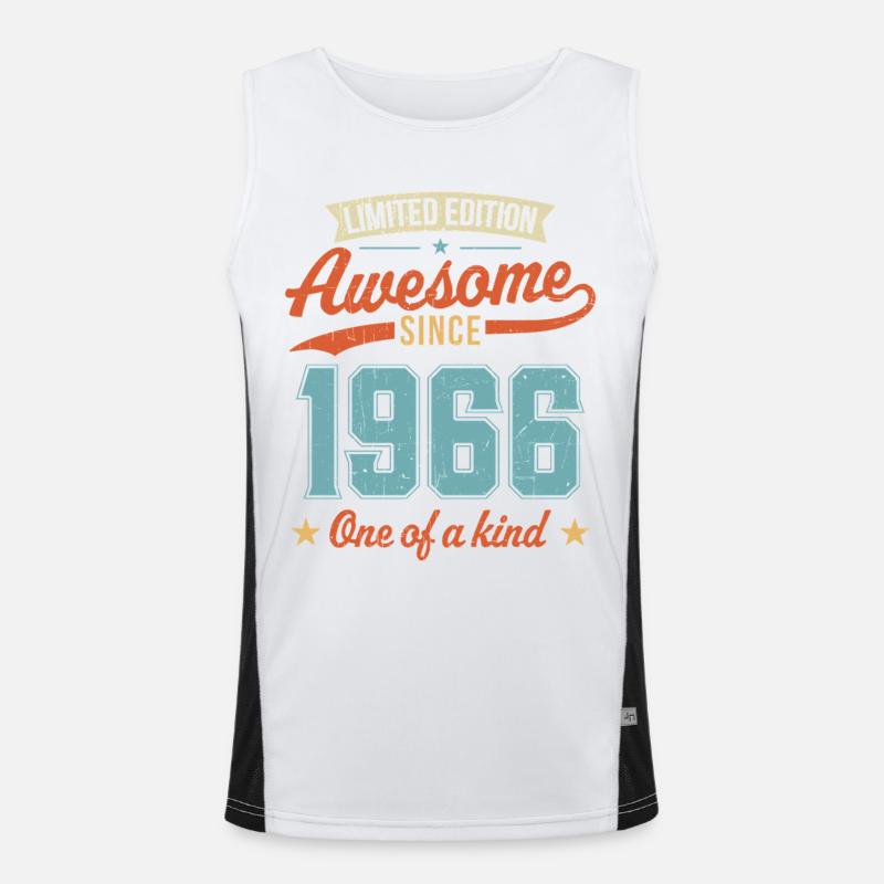 Awesome Since 1966 Men's Functional Contrast Tank Top 