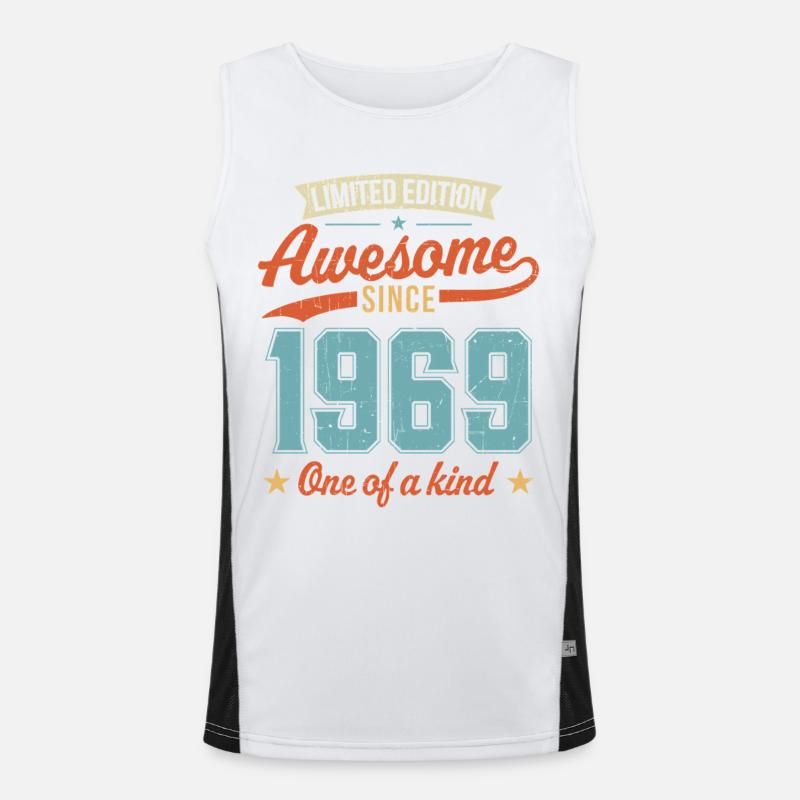 Awesome Since 1969 Men's Functional Contrast Tank Top 