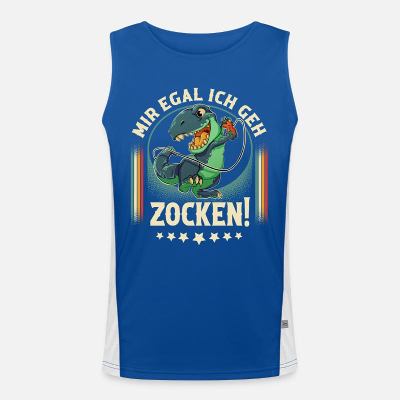 Gaming Funktionelles Kontrast-Tank Top für Männer 