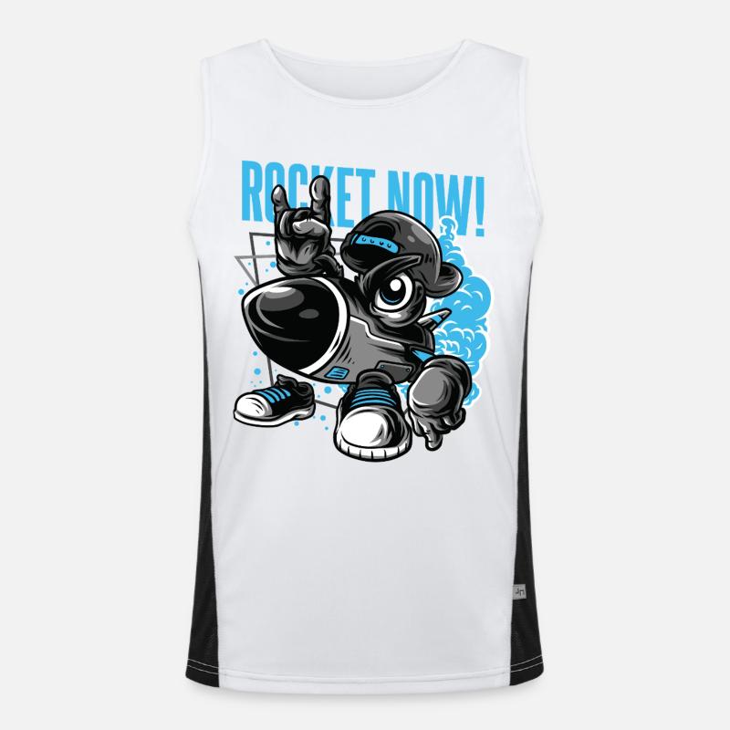 ROCKET NOW Men's Functional Contrast Tank Top 