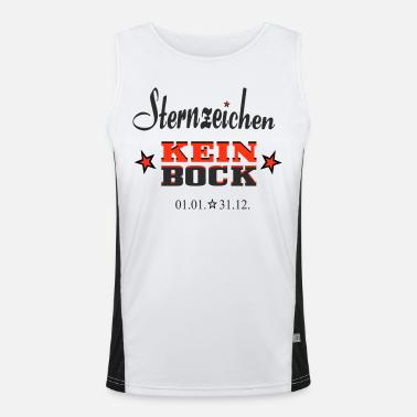 Asterisco Kein Bock Calendario Annuale Canotta sportiva da uomo in contrasto cromatico 