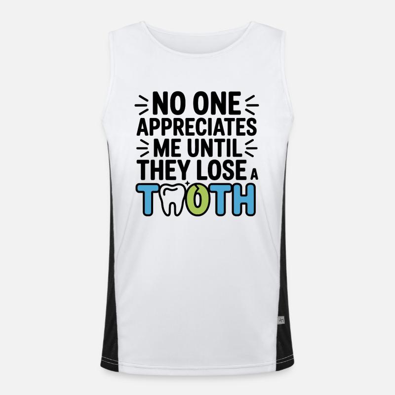 Dental Lab Technician Articulator  Men's Functional Contrast Tank Top 