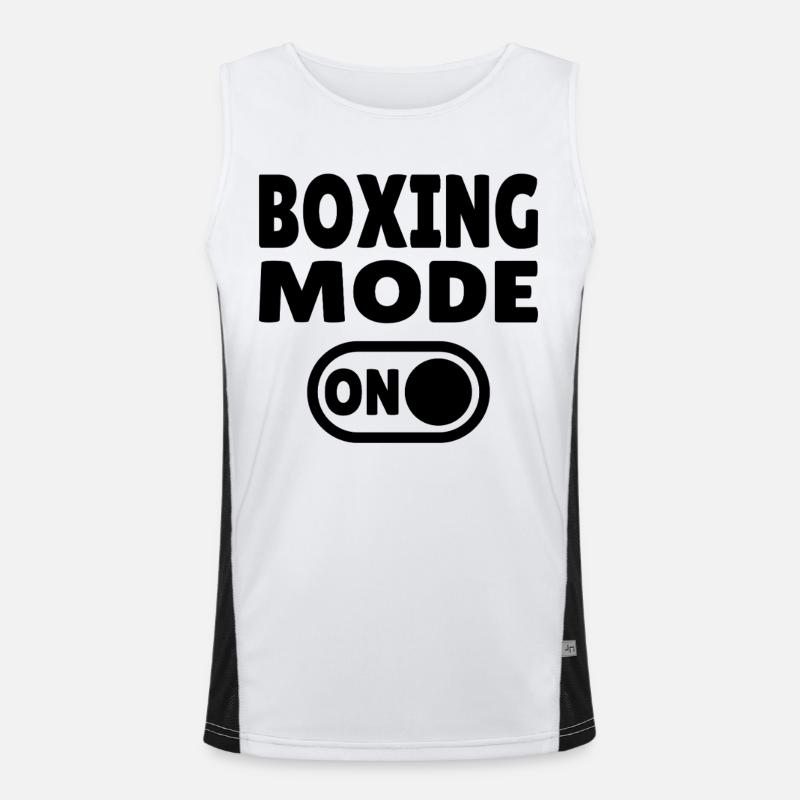 Boxing Mode ON - Kampfsportler und Boxer Funktionelles Kontrast-Tank Top für Männer 