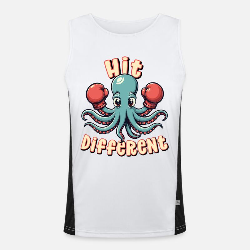 Hit Different Men's Functional Contrast Tank Top 