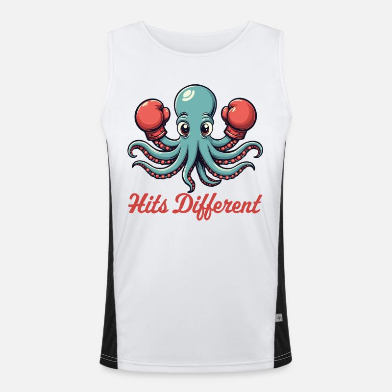 Hits Different Men's Functional Contrast Tank Top 